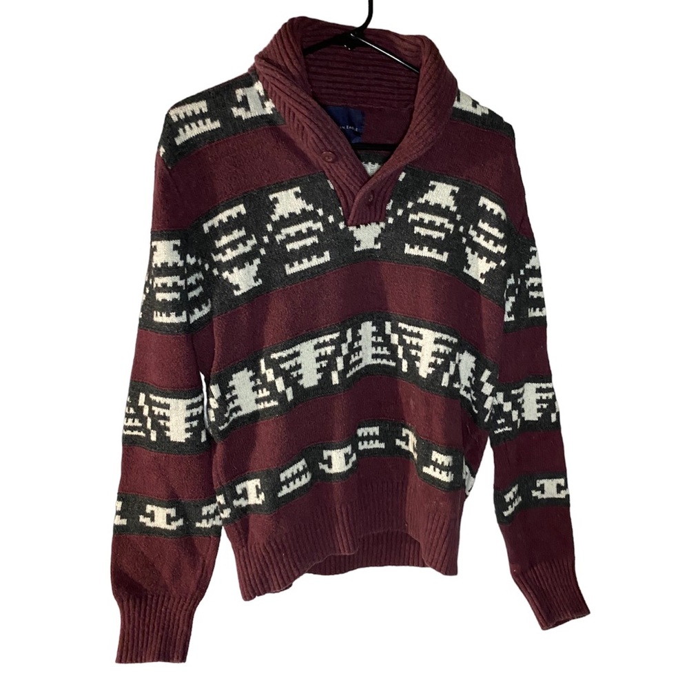 American Eagle Men’s Patterned Sweater